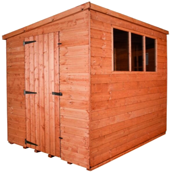 Pent E Garden Shed